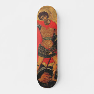Heiliger Georg und der Drache Großmärtyrer Skateboard