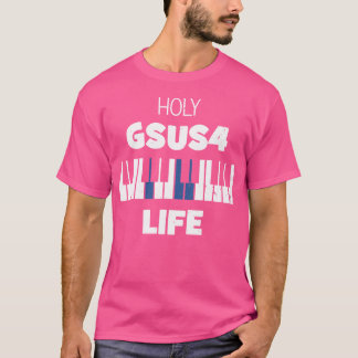 Heiliger Gott für das Leben Piano liebt Jesus Chri T-Shirt