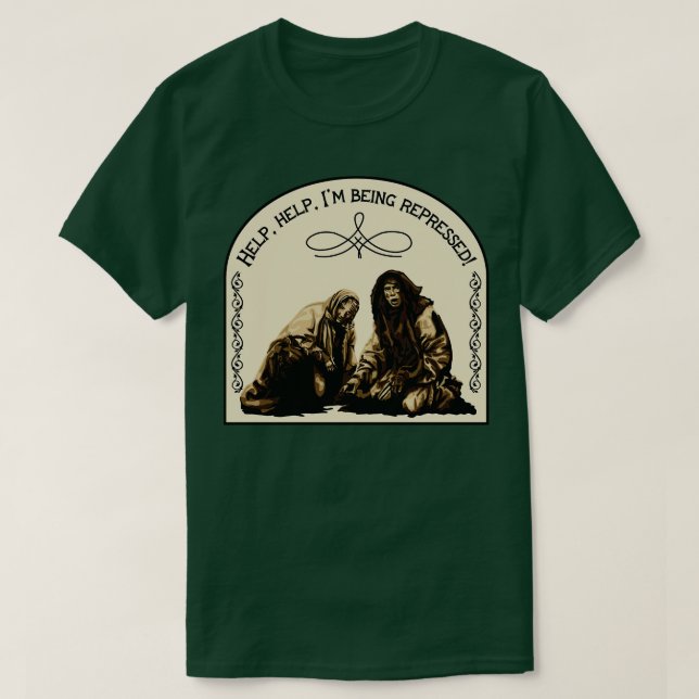 Heiliger Grasbauer wird unterdrückt T-Shirt (Design vorne)