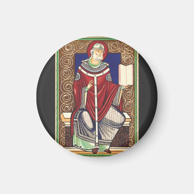 Heiliger Gregor der Große Kirchenlehrer Magnet (Vorne)