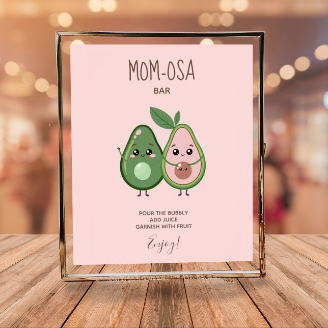 Heiliger Guacamole Avocado Mama-osa Bar Baby Dusch Poster (Von Creator hochgeladen)