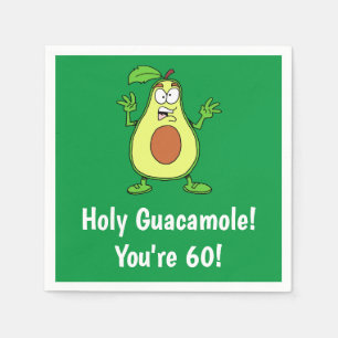 Heiliger Guacamole Du bist 60 Funny Avocado Napkin Serviette