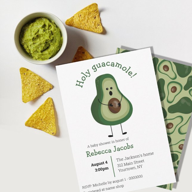 Heiliger Guacamole! Einladung der Babydusche (Von Creator hochgeladen)