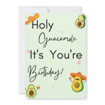 Heiliger Guacamole, es ist dein Geburtstag! Karte