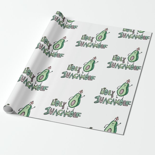 Heiliger Guacamole Geschenkpapier (Ungerollt)
