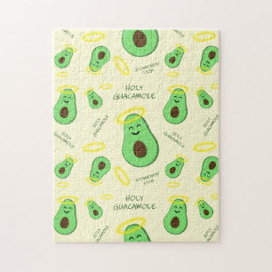 Heiliger Guacamole niedlicher Avocado Puzzle