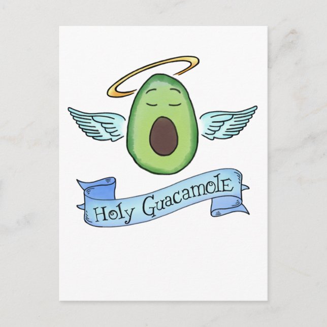 Heiliger Guacamole! Postkarte (Vorderseite)