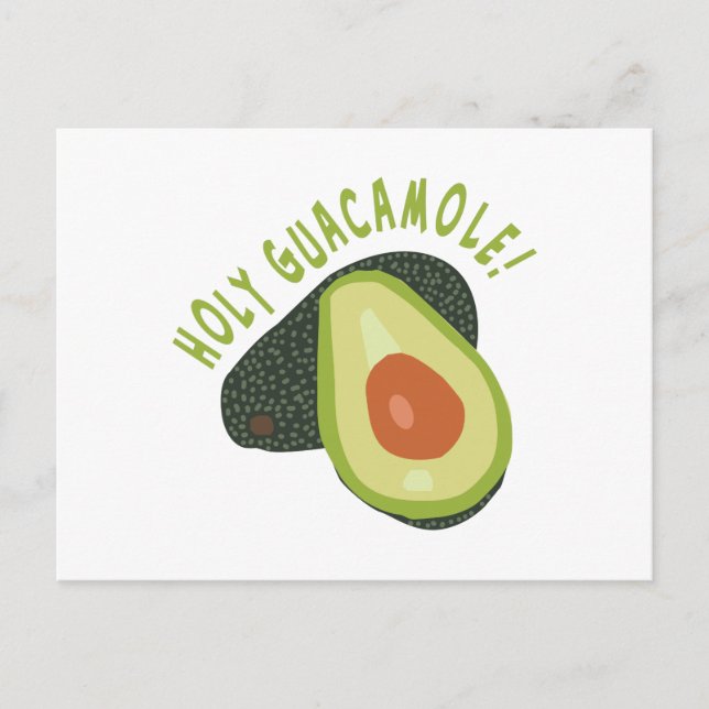Heiliger Guacamole Postkarte (Vorderseite)