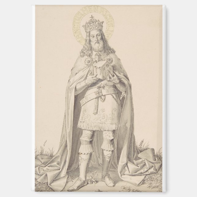 Heiliger Heinrich II. der Heilige Römische Kaiser Magnet (Vorderseite)