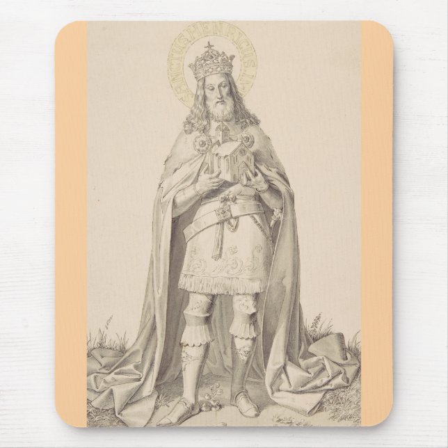 Heiliger Heinrich II. der Heilige Römische Kaiser Mousepad (Vorne)