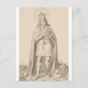 Heiliger Heinrich II. der Heilige Römische Kaiser Postkarte