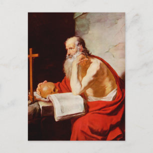 Heiliger Hieronymus Christliche Kunst Postkarte