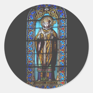 Heiliger Hilarius von Poitiers Runder Aufkleber