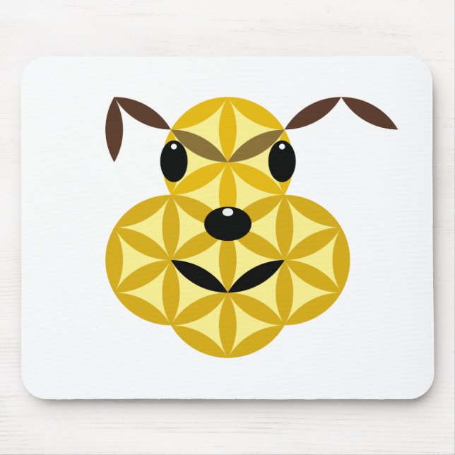 Heiliger Hund - Hund des Lebens 01. Mousepad (Vorne)