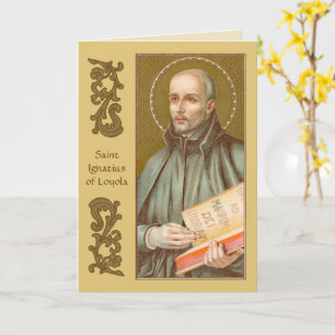 Heiliger Ignatius von Loyola (JM 27) Gruß Karte