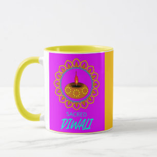 heiliger indischer Feiertag Diwali Tasse
