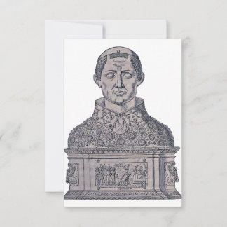 Heiliger Januarius Bischof und Märtyrer Gebetskart Dankeskarte