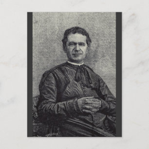 Heiliger Johannes Bosco Schutzpatron der Jugend Ka Postkarte