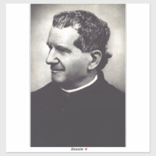 Heiliger Johannes Bosco Vater und Lehrer der Jugen Aufkleber