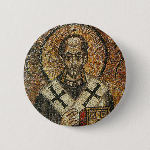 Heiliger Johannes Chrysostomos Erzbischof von Kons Button