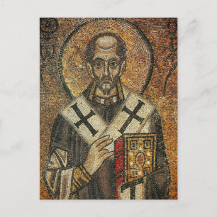 Heiliger Johannes Chrysostomus Kirchenlehrer  Postkarte