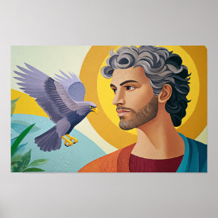 Heiliger Johannes der Evangelist: Der Adler der Of Poster