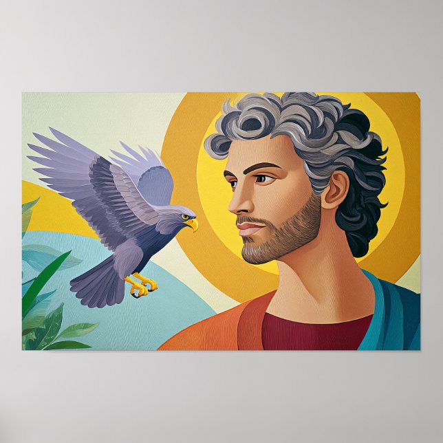 Heiliger Johannes der Evangelist: Der Adler der Of Poster (Vorne)