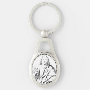 Heiliger Johannes, geliebter Apostel und Evangelis Schlüsselanhänger