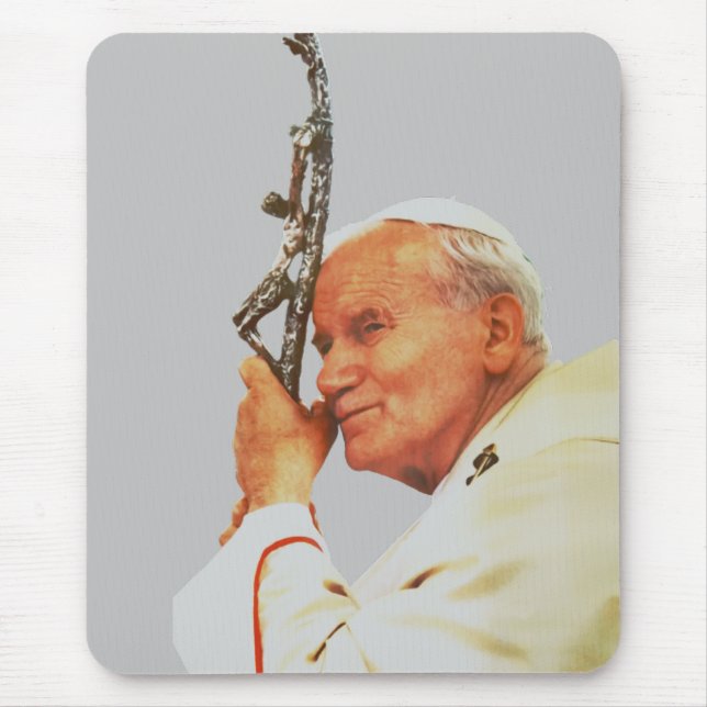 Heiliger Johannes Paul II. Der große Kommunikator  Mousepad (Vorne)