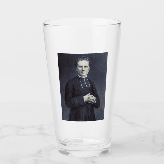 Heiliger John Bosco Vater und Jugendlehrer Glas (Vorderseite)