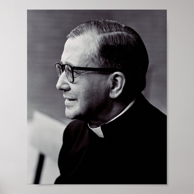Heiliger Josemaria Escriva Poster (Vorne)