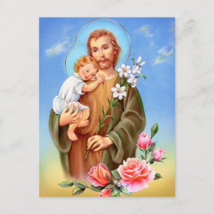 "Heiliger Joseph feast" "little saints of spring" Postkarte