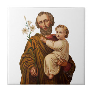Heiliger Joseph Guardian der Heiligen Familie Fliese