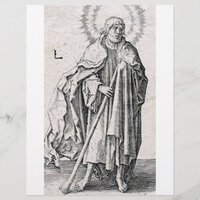 Heiliger Judas Thaddäus der Apostel Flyer (Vorne)