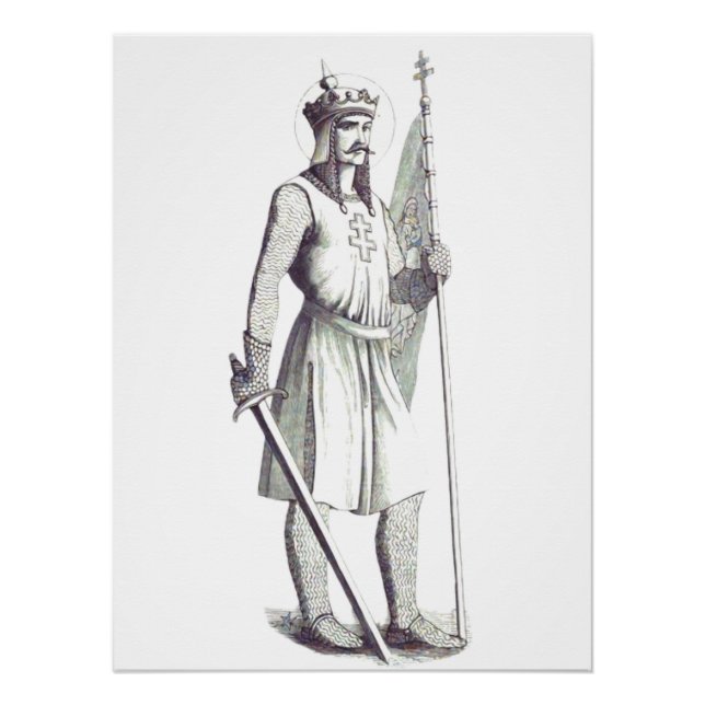 Heiliger König Stephan König von Ungarn Poster (Vorderseite)