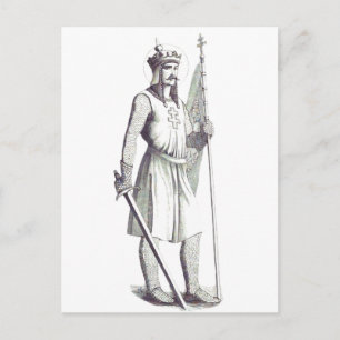 Heiliger König Stephan König von Ungarn Postkarte