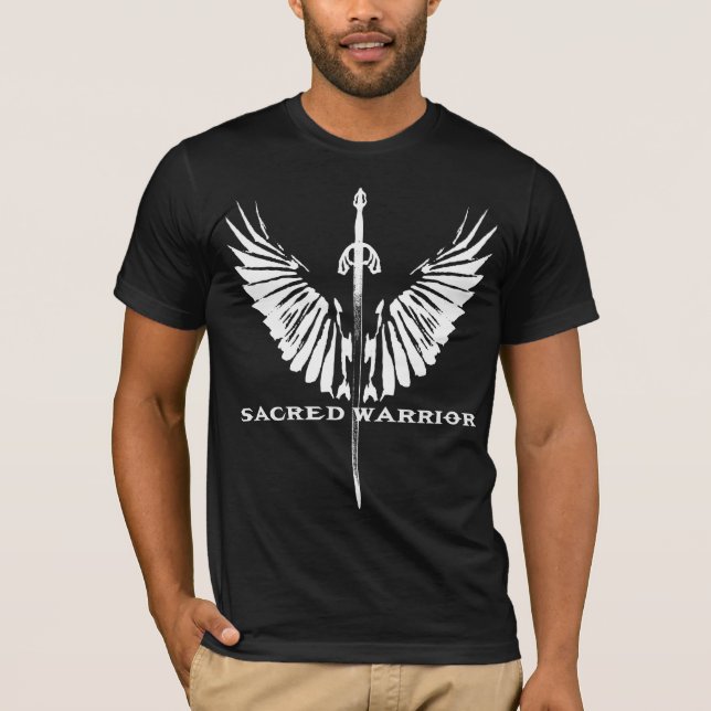 Heiliger Krieger Wings Logo T - Shirt (Vorderseite)