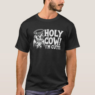 Heiliger Kuhflüsterer Süßes Tier Für Männer Frauen T-Shirt