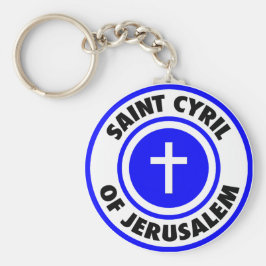 Heiliger Kyril von Jerusalem Schlüsselanhänger
