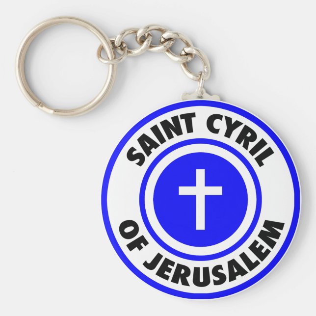 Heiliger Kyril von Jerusalem Schlüsselanhänger (Vorne)