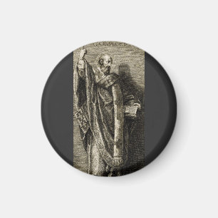 Heiliger Kyrill von Jerusalem Sakrale Grafik-Kunst Magnet