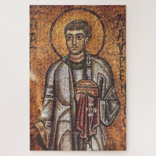 Heiliger Laurentius Orthodoxe Mosaikkunst Druck Puzzle