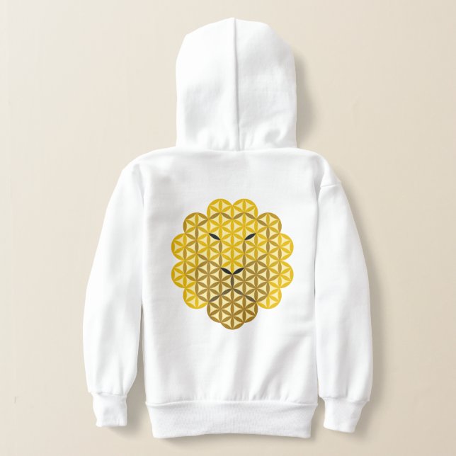 Heiliger Löwe - Löwe des Lebens SMLB. Hoodie (AblageHinten)