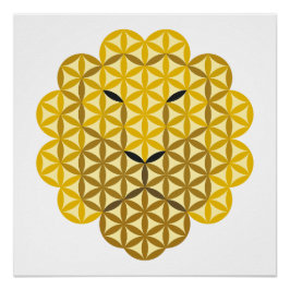 Heiliger Löwe - Löwe des Lebens SMLB. Poster