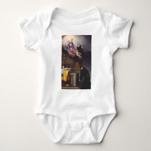 Heiliger Ludwig von Toulouse Himmlisches Erbe Kuns Baby Strampler