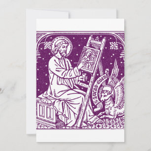Heiliger Lukas, Apostel und Evangelist Kunst Dankeskarte