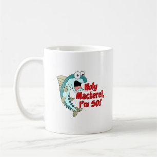 Heiliger Makrele Ich bin 50 Funny Fishing Tasse