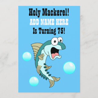 Heiliger Makrele, jemand macht 75 Funny Fish Einladung