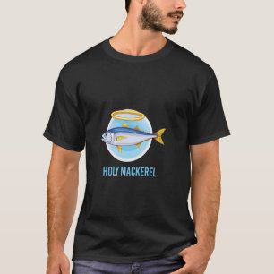 Heiliger Makrelen-Lustiger Engel-Fisch mit Heilige T-Shirt