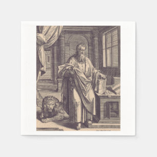 Heiliger Markus der Evangelist Apostolische Tinten Serviette